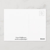 テキサス州ワイルドフラワーポストカード ポストカード (裏面)