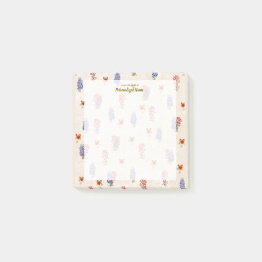 テキサス州ワイルドフラワー ポストイット (正面)