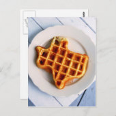 テキサス州ワッフル ポストカード (正面/裏面)