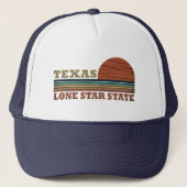 テキサス州ヴィンテージ夕日 キャップ (正面)