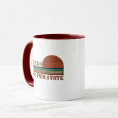 テキサス州ヴィンテージ夕日 マグカップ (正面左)