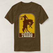 テキサス州ヴィンテージ西カウボーイロデオトラベルサミナリー Tシャツ (デザイン正面)