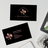 テキサス州公証書貸付代行業者モダンタイポグラフィ 名刺