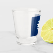 テキサス州共和国国旗のショットグラス ショットグラス (左)