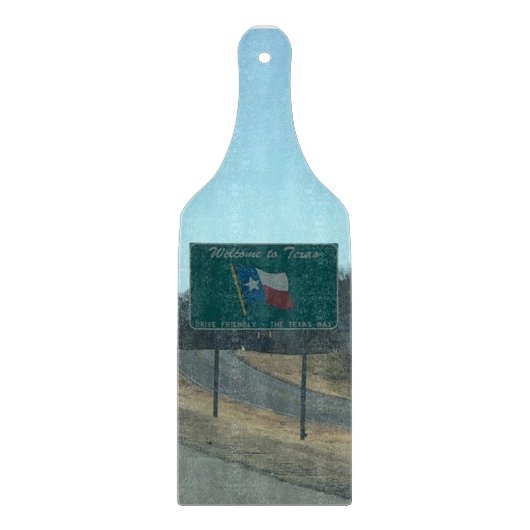 テキサス州切削板へようこそ カッティングボード (正面)