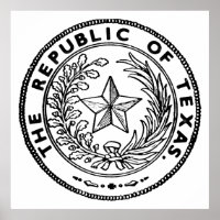テキサス州別共和国ポスター