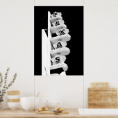 テキサス州劇場の看板 – ポスター (キッチン)