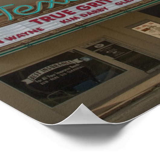 テキサス州劇場サンアンジェロのポスター ポスター (角)