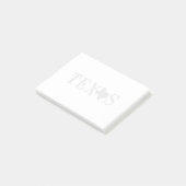 テキサス州名文字州付き ポストイット (アングル)