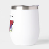 テキサス州国旗とフラワーブルーボンネット(名前をカスタムする付) (左面)