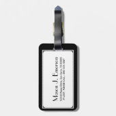 テキサス州国旗のれんがの壁 ラゲッジタグ (裏面縦)