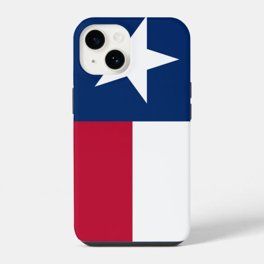 テキサス州国旗のオッターボックスiPhoneケース iPhoneケース (裏面)