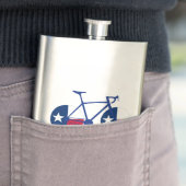 テキサス州国旗のサイクリング フラスク (インサイチュ)