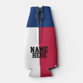 テキサス州国旗の名前ボトルクール ボトルクーラー (裏面)