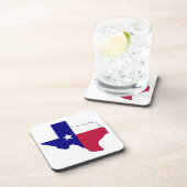 テキサス州国旗の地図 コースター (右側)