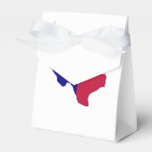 テキサス州国旗の地図 フェイバーボックス (正面サイド)