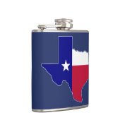 テキサス州国旗の地図 フラスク (右)