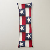 テキサス州国旗の抱き枕 ボディピロー (裏面 (縦))