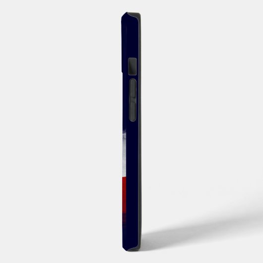 テキサス州国旗の水彩素朴赤白青 Case-Mate iPhoneケース (裏面 / 左)
