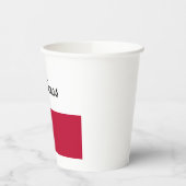 テキサス州国旗の紙カップ 紙コップ (左)