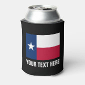 テキサス州国旗はクーラーできる |テキサンプライドビールホルダー 缶クーラー (缶裏面)