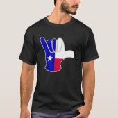 テキサス州国旗シャカ Tシャツ (正面)