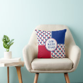 テキサス州国旗愛国的なテサン神祝福テキサス州 クッション (椅子)