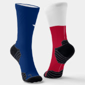 テキサス州国旗誇りを持ったローンスター州テシャン ソックス (傾斜あり)