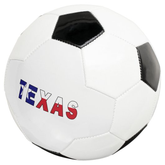 テキサス州国旗 サッカーボール (3/4)