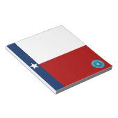 テキサス州国旗 ノートパッド (アングル)