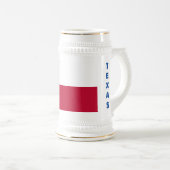 テキサス州国旗 ビールジョッキ (正面右)