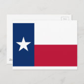 テキサス州国旗 ポストカード (正面/裏面)