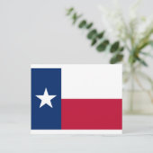 テキサス州国旗 ポストカード (スタンド正面)