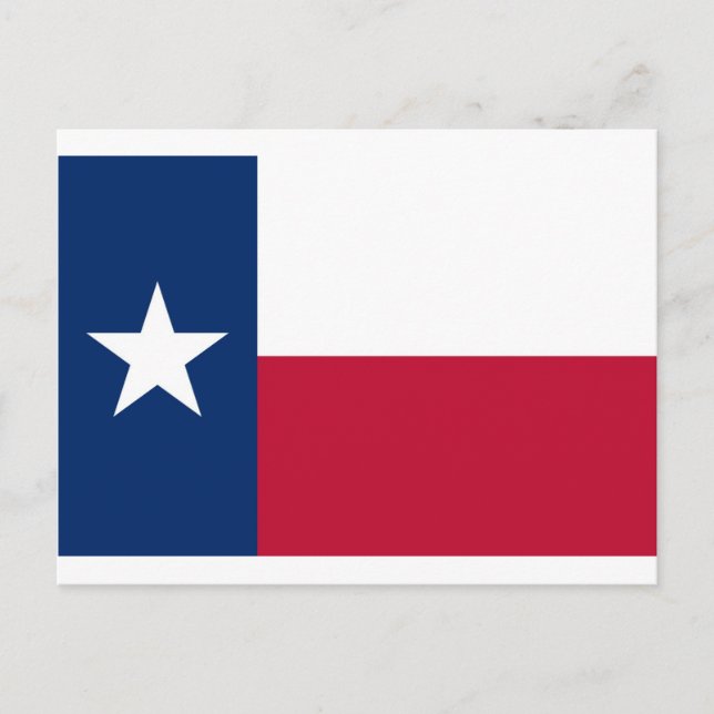 テキサス州国旗 ポストカード (正面)