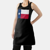 テキサス州国旗:ロングホーン・ザ・テキサン・ローン・スター州 エプロン (インサイチュ)