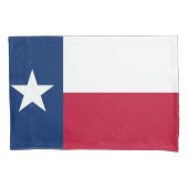 テキサス州国独身の国愛国的ピラロケース国旗 枕カバー (正面)