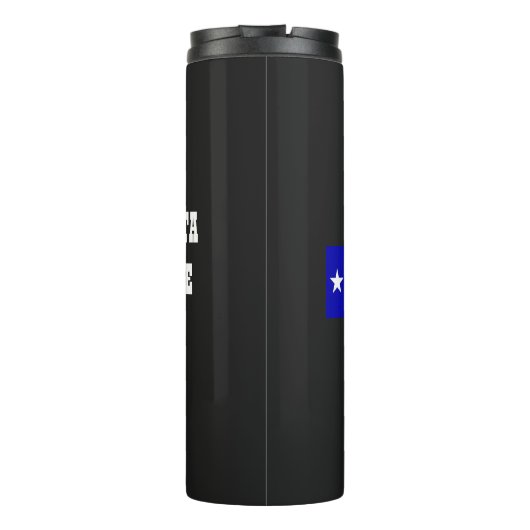 テキサス州大好き!-テキサス州国旗 タンブラー (裏面)