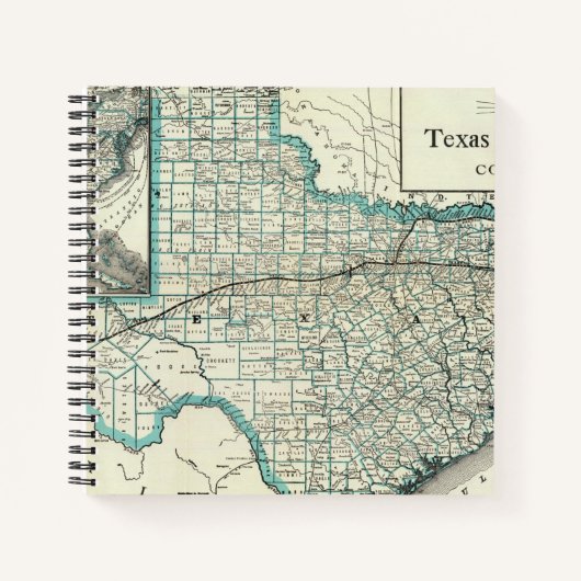 テキサス州太平洋鉄道 ノートブック (正面)
