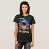 テキサス州太陽の皆既食2024年4月8日テキサス州 Tシャツ (正面フル)