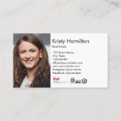 テキサス州実在エテートプロフェッショナルハウス不動産仲介業者 名刺 (裏面)