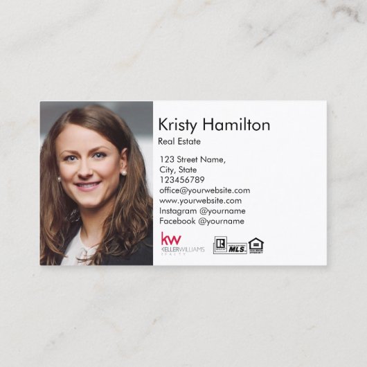 テキサス州実在エテートプロフェッショナルハウス不動産仲介業者 名刺 (裏面)