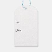 テキサス州山花模様 ギフトタグ (裏面)