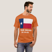 テキサス州岩 Tシャツ (正面フル)