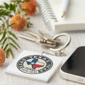 テキサス州州のプライド キーホルダー (正面右)