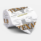 テキサス州州の地図 ネクタイ (ロール)