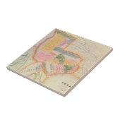 テキサス州州の地図 | 1835 タイル (側面)