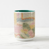 テキサス州州の地図 | 1835 マグカップ (中央)