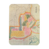 テキサス州州の地図 | 1835 マグネット (縦)