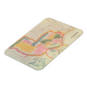 テキサス州州の地図 | 1835 マグネット (左側)