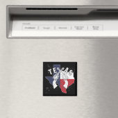 テキサス州州クロストピスターズ記念動揺して品 マグネット (インサイチュ (食洗機))